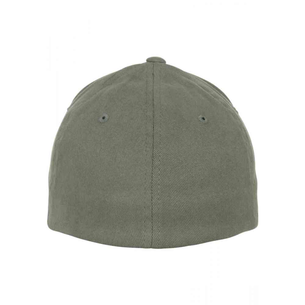 Urban Classics - Brushed Twill Casquette flexfit - Vert